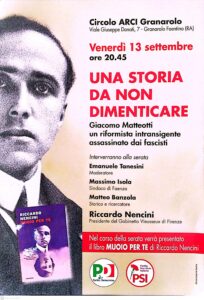 Scopri di più sull'articolo MatteottiFaenza